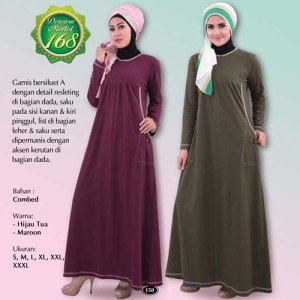 Model Gamis Untuk Wanita Bertubuh Gemuk Busana Muslim Indonesia